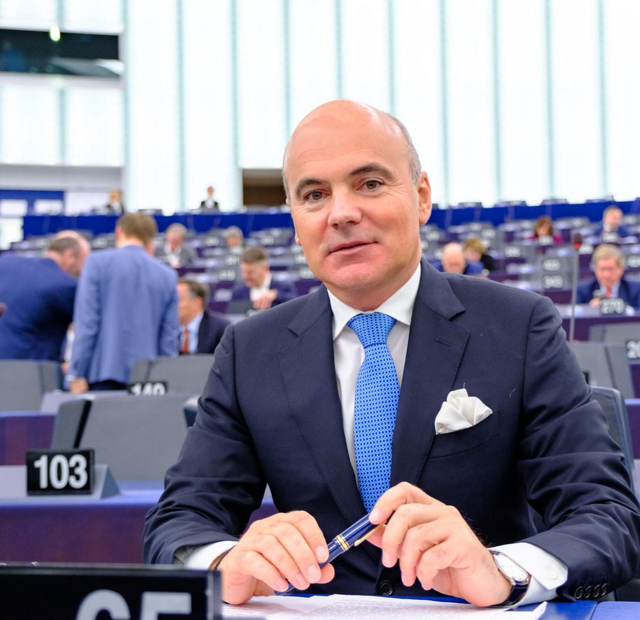 Rareș Bogdan în plenul Parlamentului European